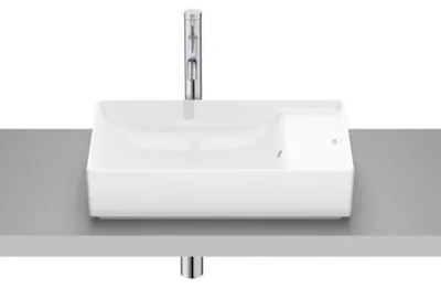 Zdjęcie produktu dla Laufen Roca Ona, miska WT, prostokątna, bez otworu na baterię, odpływ po prawej stronie, 550x345, biała, 1 szt.