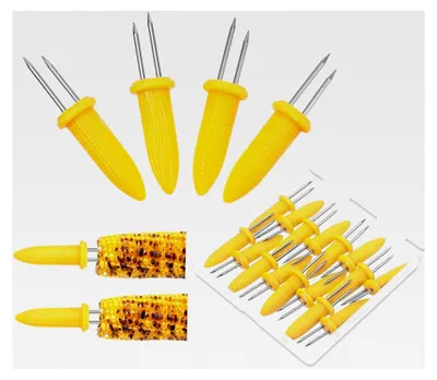 Produktbild von 20 Stück Edelstahl Maiskolbenhalter für BBQ und Grillzubehör