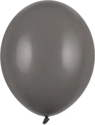 Produktbild von 50 Stk. Luftballon Ø30cm "Uni Pastell" | Grau