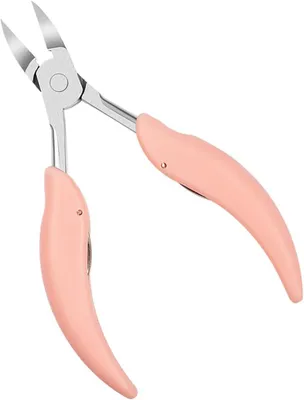 Immagine prodotto di Tagliaunghie per cuticole - Pinzette per cuticole - Strumento per la cura delle unghie - Per tagliare le unghie incarnite - 13,5 cm - Rosa