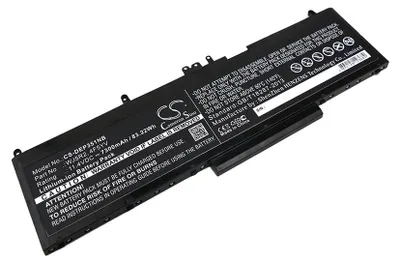 Obrázek produktu pro TECHTEK Baterie do notebooků kompatibilní s [Dell] Latitude E5570, Precision 3510, Precision 3510 Workstation nahrazuje 4F5YV, pro WJ5R2