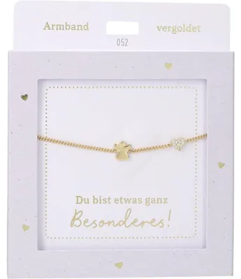 Produktbild von Depesche Armband Gold Freundschaft Geschenk für Mädchen und Damen