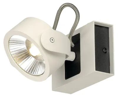 Produktbild von SLV 1000128 KALU LED 1 Wand- und Deckenleuchte weiss schwarz 3000K 60°