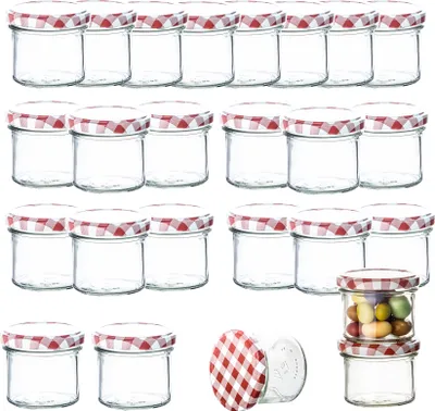 Produktbild von 24er Set Marmeladenglas 125 ml Sturzglas Einmachglas Einweckglas TO 66 : Transparent