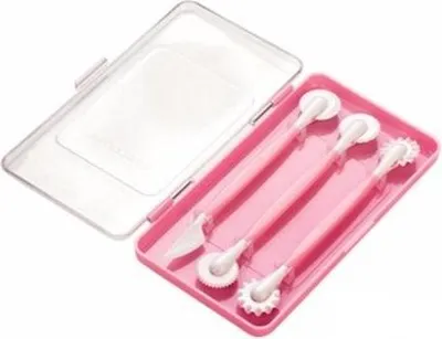 Produktbild von Tescoma DELÍCIA DECO, Seite & oben, 3 Stück(e), Kunststoff, Pink, Weiß
