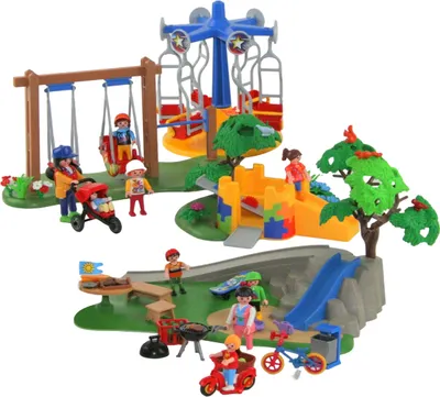 Produktbild von PLAYMOBIL, City Life Spielplatz-Set mit Minifiguren und Zubehör, Bunt