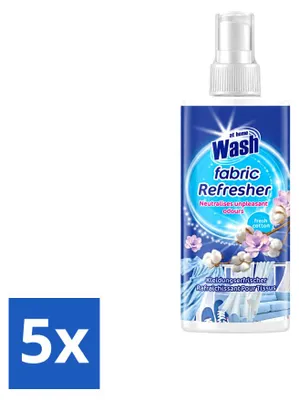 Obrázek produktu pro 5 kusů osvěžovače textilií do domácnosti – vůně "Čerstvá bavlna" – 300 ml – výhodná balení