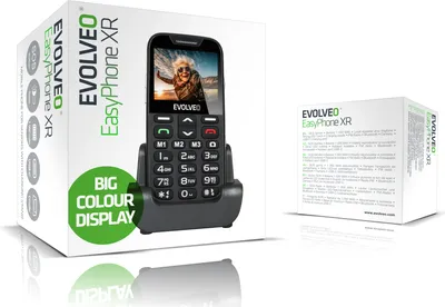 Obrázek produktu pro Evolveo EasyPhone XR mobilní telefon, Černá