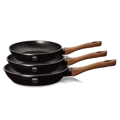 Image de Berlinger Haus Ensemble de poeles a frire 3 pieces Ebony RosewoodBH1727