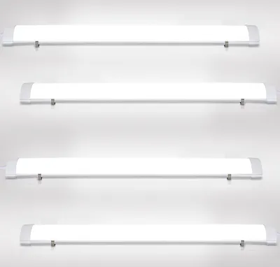 Obrázek produktu pro Fiqops LED stropní svítidlo odolné proti vlhkosti IP65 neutrální bílé suterénní garážové svítidlo suterén 120 cm