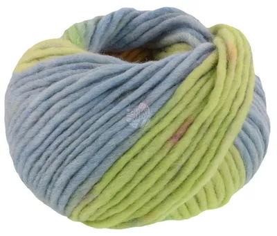 Produktbild von Lana Grossa FELTRO ARCO 50 g modernes Filzgarn 50 m Farbe 443 - Limette/Himmelblau/Mint/Goldgelb/Orchidee