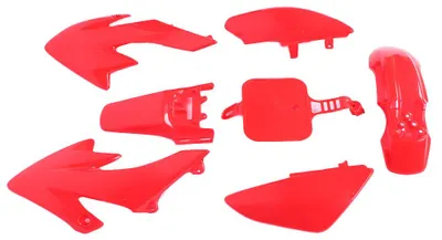 Immagine prodotto di Set di carenature parafango anteriori e posteriori, compatibile con Honda XR50, CRF50, SDG, SSR, 107, 125
