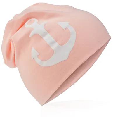 Produktbild von Kinder Beanie Gross Anker Lachs S