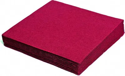 Produktbild von 80x Servietten 33 x 33 cm 1/4-Falz 3-lagig bordeaux