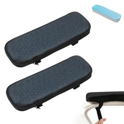 Zdjęcie produktu dla Poduszka na podłokietnik żelowa pianka pamięci ergonomiczna do biura