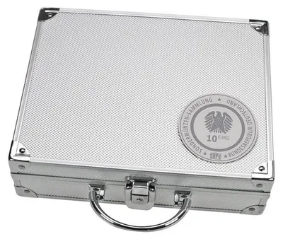 Produktbild von SAFE 294 Alu Münzen Koffer für 10 Euro Münzen BRD in Kapseln