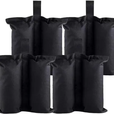 Produktbild von Sandsäcke für Baldachin, robuste Gewichte, Sandsäcke, 4 Stück (schwarz)