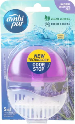 Zdjęcie produktu dla Zawieszka do WC AMBI PUR Lavender & Rosemary 55ml