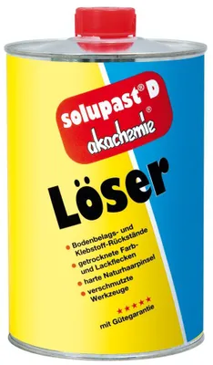 Produktbild von Pufas Akachemi Solupast D 1 Liter gegen Rückstände von Belägen Klebstoffe