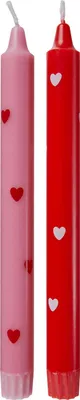 Produktbild von BUTLERS Stabkerze ART BOUGIE Herzen 2er-Set