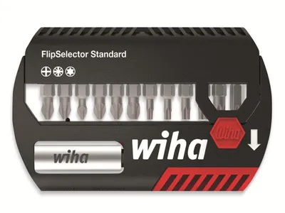 Zdjęcie produktu dla Wiha FlipSelector 39060 Bit set 13-piece Phillips, Pozidriv, TORX