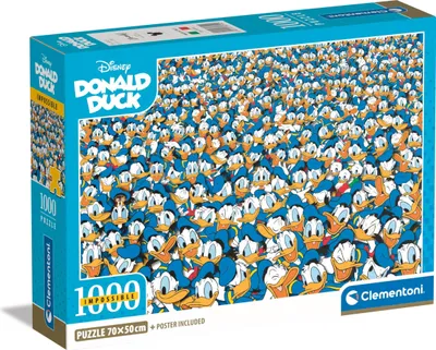 Zdjęcie produktu dla Puzzle 1000 Compact Impossible Puzzle! Donald Duck