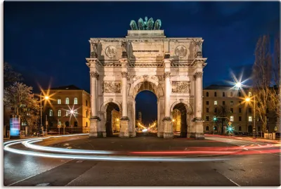 Produktbild von ARTland Leinwandbild Siegestor München, Deutschland Größe: 90x60 cm