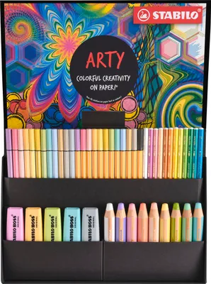 Produktbild von STABILO Stifte-Set - ARTY Creative Set Pastel - 50er Pack - Textmarker, Multitalentsti…
