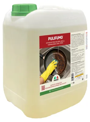 Produktbild von PULIFUMO® - Entfettendes Reinigungsmittel für Ruß und Fett, effektive und gezielte Reinigung - 5LT