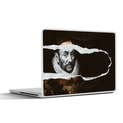 Produktbild von MuchoWow® Laptop Aufkleber Sticker Cover Wilhelm von Oranien - Alte Meister - Adriaen Thomasz 30x22 cm - Laptop-Sticker