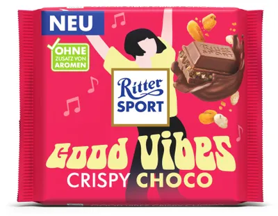 Produktbild von Ritter Sport Good Vibes Crispy Choco 100g