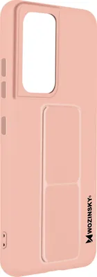 Produktbild von Wozinsky Kickstand Case Silikonhülle mit Ständer Samsung Galaxy S21 Ultra 5G rosa