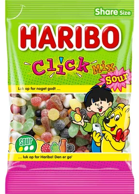 Produktbild von Haribo Click Mix sour 325g