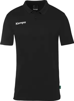 Image de Kempa Poly Polo Shirt, noir, XL, hommes