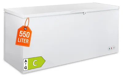 Produktbild von GastroHero Tiefkühltruhe ECO 650 mit Klappdeckel – große Lagerkapazität, robust & energieeffizient