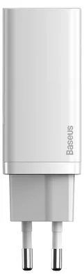 Zdjęcie produktu dla Ładowarka sieciowa Baseus GaN2 Lite PD 65W 1x USB-C 1x USB-A biała