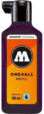 Produktbild von Molotow Nachfüllflasche ONE4ALL ACRYLIC 180ml, Nr. 233, purpurviolett