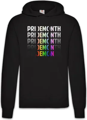Produktbild von Urban Backwoods Pridemonth, Herren Hoodie, Farbe: Schwarz, Größe: M