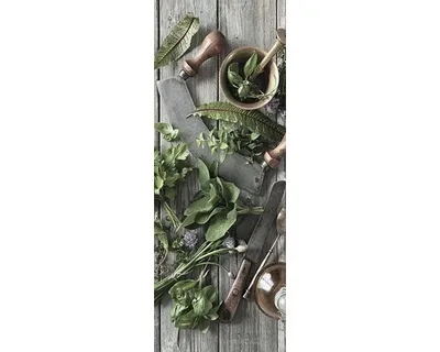Produktbild von Glasbild Herbal Preparation 30x80 cm