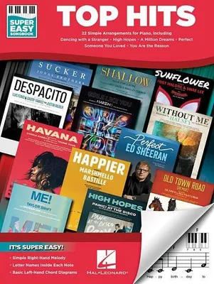 Immagine prodotto di Top Hits - Super Easy Songbook