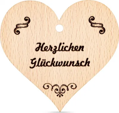 Produktbild von Anhänger Herzlichen Glückwunsch