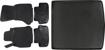 Produktbild von 3D Gummimatten Kofferraumwanne Für Audi A4 / B8 Limousine 2007-2015, Gummi Fußmatten NORM