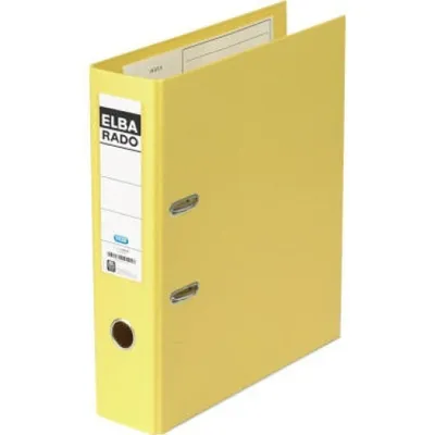 Image de Elba 100022627 Ordner rado plastic PVC/PVC - A4, 80 mm, gelb