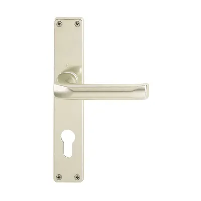 Produktbild von Hoppe London Langschildgarnitur F2 Aluminium Neusilber 113/202SP, PZ Profilzylinder