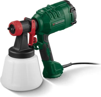 Produktbild von PARKSIDE® HVLP-Farbspritzpistole »PFS 450 B1« 450 Watt inkl. 4 Düsen für 1200 ml