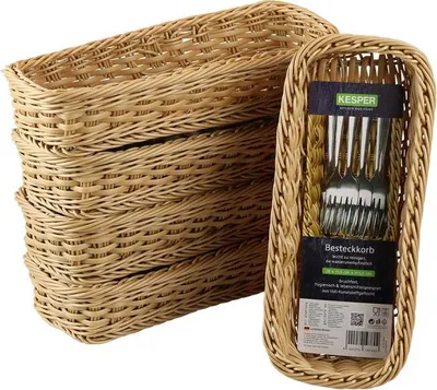 Produktbild von Besteckkorb, Vollkunststoff PE,5er Pack