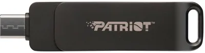 Productafbeelding van Flashdrive PATRIOT Rage R550 64GB 100 MB/S USB A+C Swivel Design (PE64GR550DSAD) Black