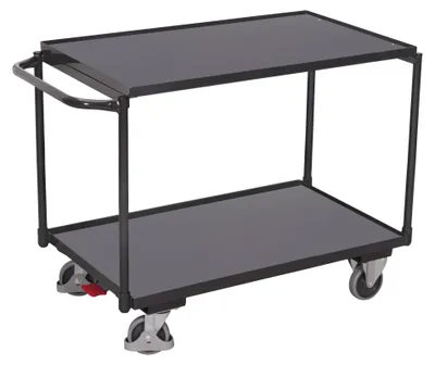 Produktbild von VARIOfit Tischwagen mit 2 Ladeflächen RAL 7016