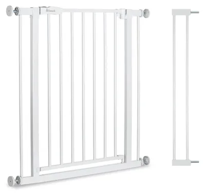 Imagen del producto de Barrera de seguridad para escaleras - Blanca - 84 a 89 cm - Sin taladrar - Para puertas y escaleras