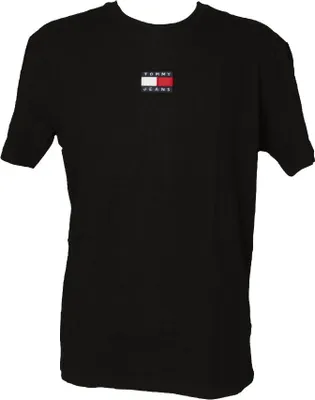 Immagine prodotto di T-shirt uomo TH TOMMY HILFIGER  JEANS manica corta girocollo con logo puro cotone articolo DM0DM10925, L, Cotone 100%